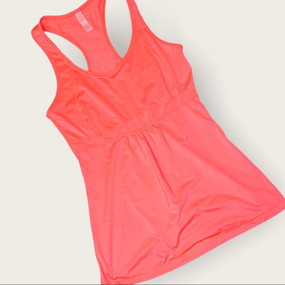 Lucy (S) Orange Quickdry Racerback Lightweight Ta… - image 2